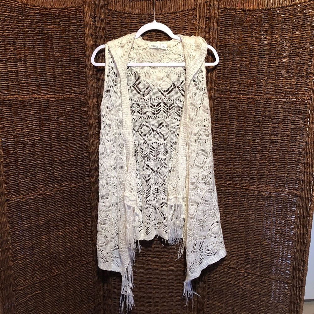 Cato lacy hooded vest